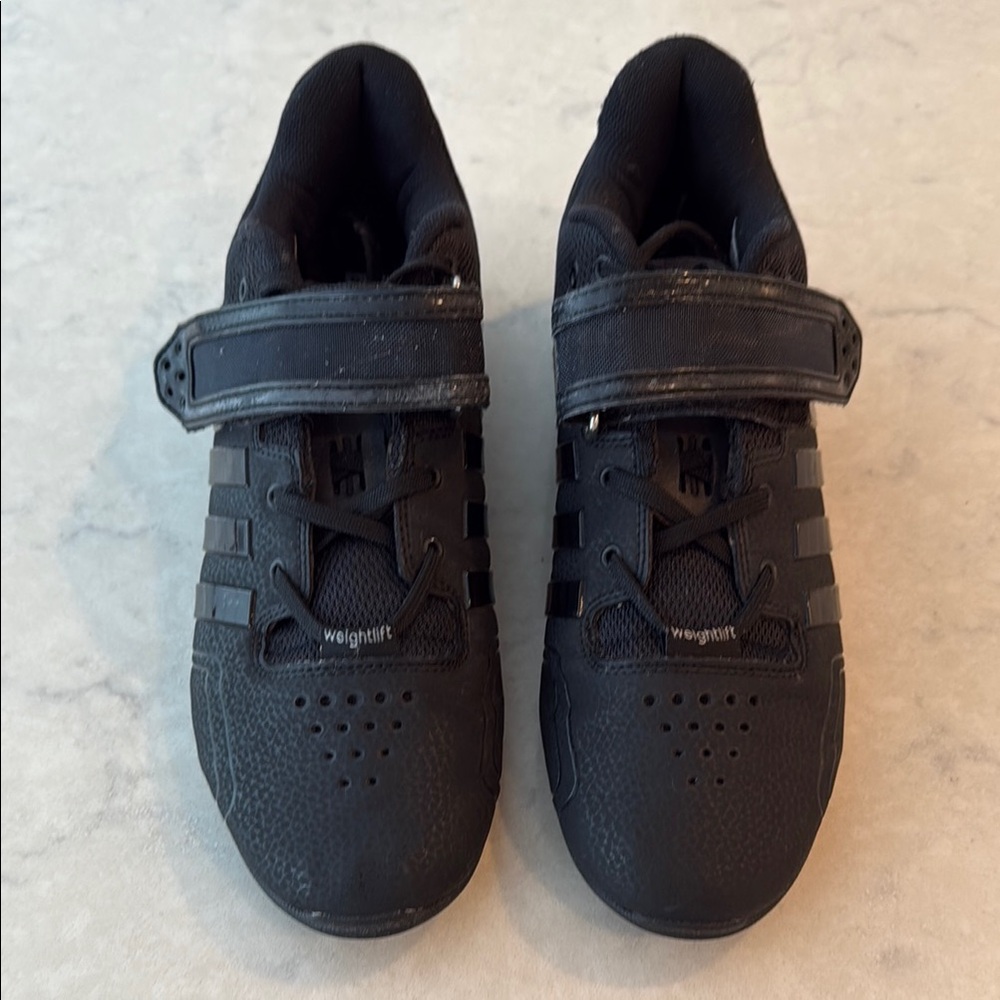 Adidas Black Weightlifting Shoes